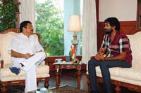 Manchu Vishnu meets Governor of Maharashtra